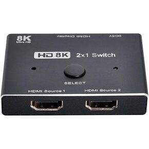 Chenyang DisplayPort Switch 8K DisplayPort Splitter Bi-Direction DisplayPort Switcher DisplayPort Switch Splitter DP DisplayPort Adapter