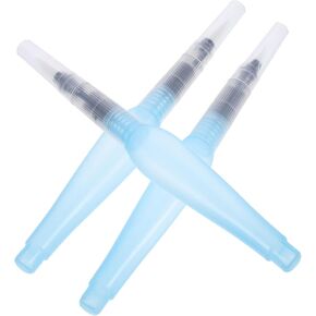 EXCEART 3pcs Watercolor Pens Art Supplies Water Brush Pen Reusable Painting Tool Water Color Painting Brush Art Painting Pen Refillable Water Color Brush Watercolor Brush Pen Stick Filling