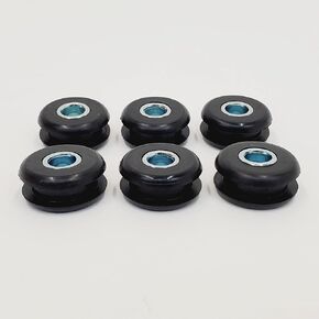 Rubber Grommet Gas Tank Mounts for “Flatside" Fat Bob Tanks on 1984-1999 Harley Softail Models & 1985-1986 Wide Glide FXWG Models - Package of 6 - Replaces HD# 11447 & 5775
