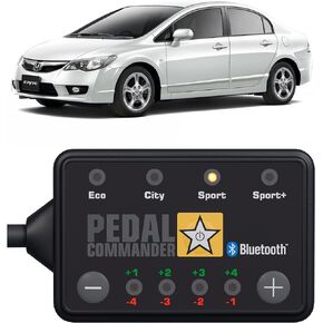 PEDAL COMMANDER for Honda Civic 2006-2011 Throttle Response Controller Fits: 8th Gen, Base, DX, EX, EX-L, GX, LX, LX-S, Si, VP, 1.3L 1.4L 1.6L 1.8L 2.0L 2.2L Honda Civic Accessories Performance Parts