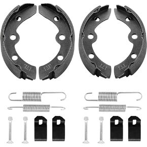 Club Car Brake Shoes Spring Kit Assembly for Club Car DS Precedent G&E1995-Up Golf Cart Brake Shoes OEM1018232-01 1018163-01 Automatic Adjust (2 Short & 2 Long Black)