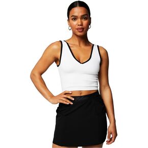 Fabletics Women's Cloud Seamless V-Neck Crop Tank