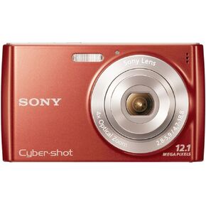 كاميرا Sony Cyber-Shot DSC-W510 12.1 ميجابكسل رقمية ثابتة مع عدسة تكبير بصري واسعة الزاوية 4x وشاشة LCD 2.7 بوصة (أحمر) (متجددة) in Saudi Arabia