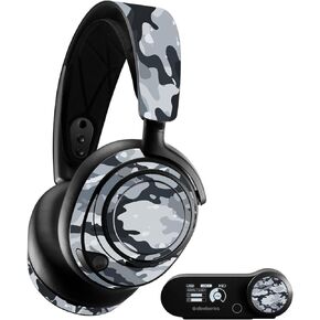 MightySkins Skin Compatible with SteelSeries Arctis Nova Pro - Gray Camouflage | Protective, Durable, and Unique Vinyl Decal wrap Cover | Easy to Apply, Remove, and Change Styles | Made in The USA