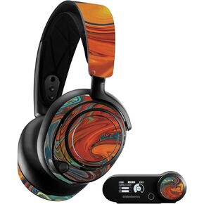 MightySkins Skin Compatible with SteelSeries Arctis Nova Pro - Lava Water | Protective, Durable, and Unique Vinyl Decal wrap Cover | Easy to Apply, Remove, and Change Styles | Made in The USA