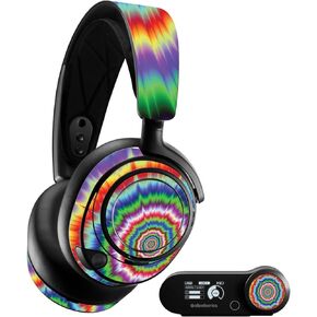 MightySkins Skin Compatible with SteelSeries Arctis Nova Pro - Vibration | Protective, Durable, and Unique Vinyl Decal wrap Cover | Easy to Apply and Change Styles | Made in The USA
