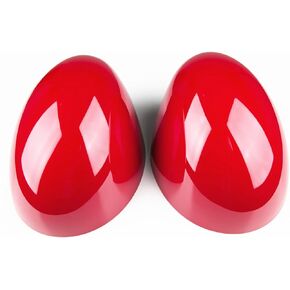 Rearview Mirror Cover Side Wing Mirror Cap Exterior Mirrors Shell Compatible with Mini DC01 (Big Checkered-Left Hand Drive, R Series R50 R53 R52)