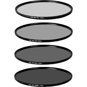 ICE Set of 4 112mm Slim Filters ND8 ND64 ND1000 CPL Optical Glass 112