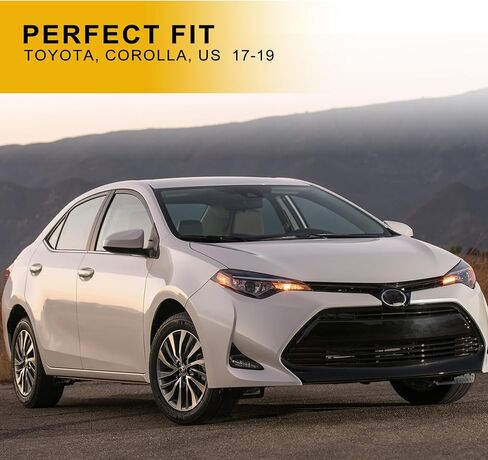 Shelita Front Lower Bumper Grille for Toyota Corolla 2014 2015 2016 with Edition 53102-02210 Glossy Black with Chrome Trim in Saudi Arabia
