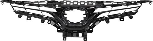 X AUTOHAUX Front Upper Hood Bumper Grille Grill for Toyota Camry LE 2018-2020 Front Upper Bumper Kidney Grille Grill Black in Saudi Arabia
