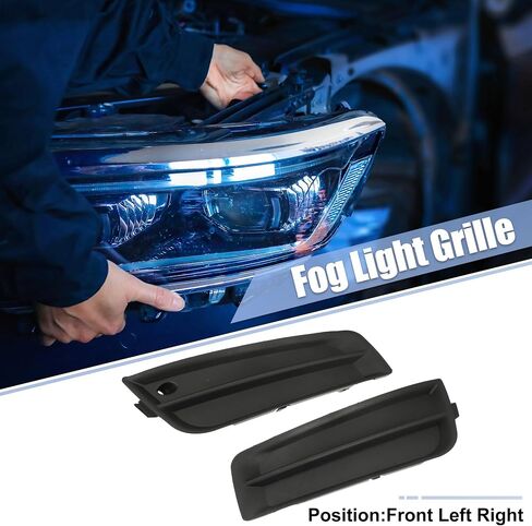 uxcell 1 Pair No.94831150/94831149 Front Left Right Fog Light Grille Cover Trim Fog Lamp Grille for Chevrolet Cruze 2011-2014 in Saudi Arabia