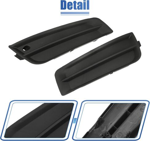 uxcell 1 Pair No.94831150/94831149 Front Left Right Fog Light Grille Cover Trim Fog Lamp Grille for Chevrolet Cruze 2011-2014 in Saudi Arabia