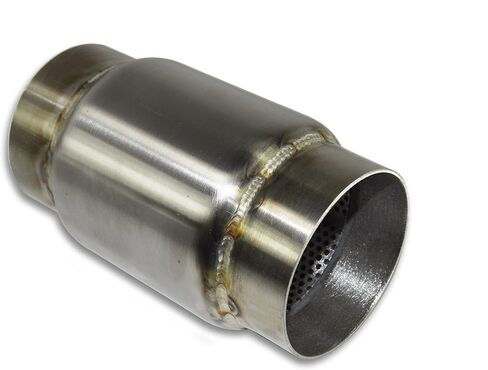 Stainless Headers Mfg. 3" X 4" Stainless Bullet Race Muffler - American Made in Saudi Arabia