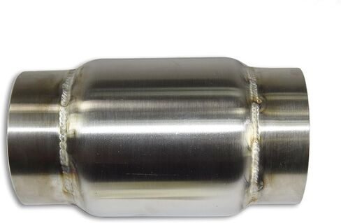 Stainless Headers Mfg. 3" X 4" Stainless Bullet Race Muffler - American Made in Saudi Arabia