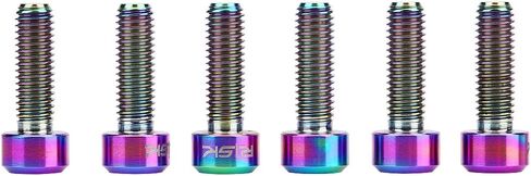 Stem Bolts, 6Pcs/Set M5*16mm Alloy Bike Fixed Stem Bolts Stem Stem Hex Tapered Bolts Screw TopCover Headset Screws in Saudi Arabia