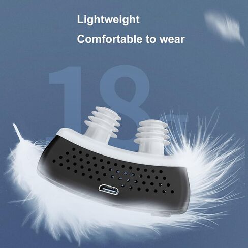 Snoring Solution Aid, 6 Speed Electric Snoring Solution Device Comfortable Sleep for Daily Use in Saudi Arabia