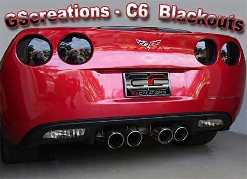 2005-2012 C6 & Z06 Corvette Rear Blackout Kit (5 Piece) in Saudi Arabia