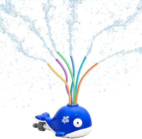 HeySplash Water Sprinkler Toy, Sprinkler for Kids Outdoor Play, Kids Sprinkler, Summer Water Toys for Kids, Splashing Fun for Outdoor Backyard Lawn, Attaches to Garden Hose in Saudi Arabia