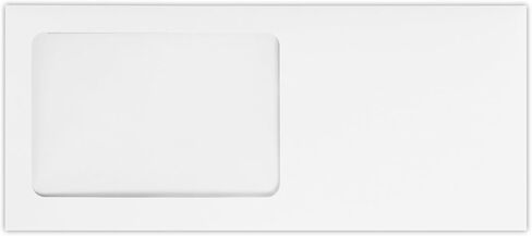 LUXPaper #10 All Purpose Window Envelopes | Peel & Press | 4 1/8" x 9 1/2" | White Wove | 28lb. Text | 1,000 Qty in Saudi Arabia