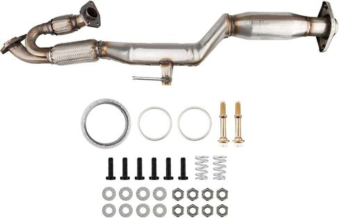 KAC Catalytic Converter Industrial Grade Stainless Steel Replacement for 2013-2019 Pathfinder 3.5L Flex Pipe & Catalytic Converter Replace # 15H41189 1Pcs ​(EPA Compliant) in Saudi Arabia