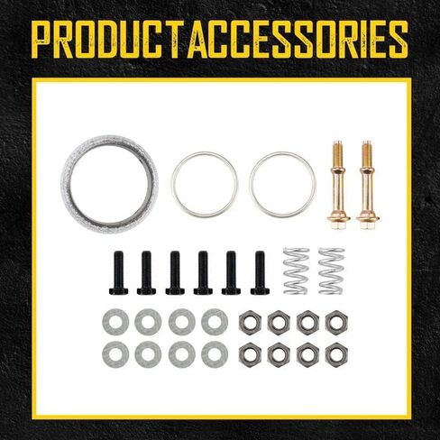KAC Catalytic Converter Industrial Grade Stainless Steel Replacement for 2013-2019 Pathfinder 3.5L Flex Pipe & Catalytic Converter Replace # 15H41189 1Pcs ​(EPA Compliant) in Saudi Arabia