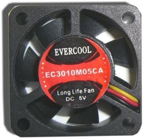 مروحة Evercool 30 مم × 10 مم 5 فولت مع موصل 3 دبابيس # EC3010M05CA in Kuwait