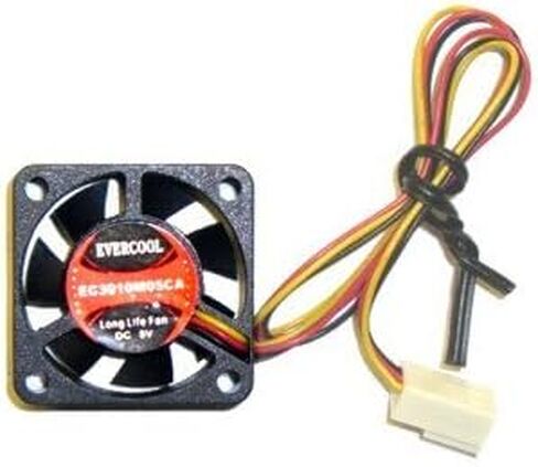 مروحة Evercool 30 مم × 10 مم 5 فولت مع موصل 3 دبابيس # EC3010M05CA in Kuwait