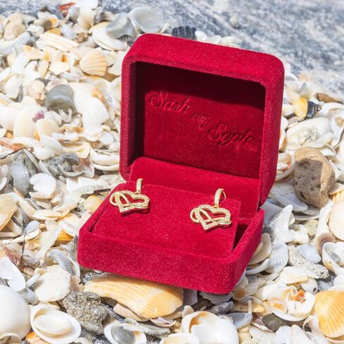 Sash & Soph Infinity Heart Earrings, Hanging Heart Earrings for Women, 925 sterling Silver and Cubic Zirconia Dangling Earrings, Jewelry Gifts for Women, Mom, Wife, Girlfriend in Kuwait