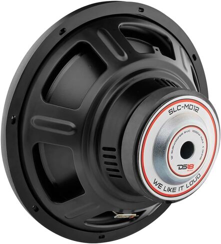 DS18 SLC-MD12.4D Car Subwoofer 12" 1000 Watts Max Power 250 Watts RMS Dual Voice Coil 4 Ohms. Easy Mounting. Loud Bass for Vehicle Stereo Sound System - 1 Speaker in Saudi Arabia