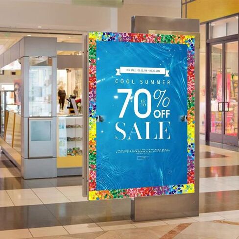 حدود لوحة إعلانات قصاصات فنية بألوان قوس قزح بطول 52.5 قدمًا، زخرفة حدودية ملونة لتزيين الفصول الدراسية. in Kuwait