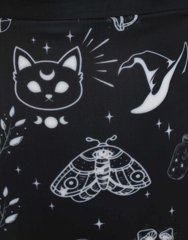 طقم بيكيني نسائي من MEOWCOS على الطراز القوطي، ملابس سباحة مكشكشة عالية الخصر، ملابس سباحة مكونة من قطعتين in Saudi Arabia