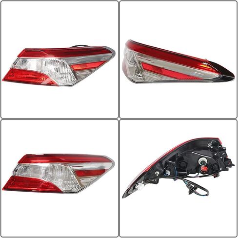 RH Passenger Side Outer Rear Tail Light Replacement for 2018 2019 2020 Toyota Camry Right Brake Lamp 8155006720, TO2805134 in Saudi Arabia