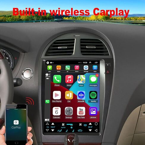 لترقية راديو LEX ES350 2007-2012، استبدال ستيريو Android، شاشة IPS تعمل باللمس، وحدة المعالجة المركزية رباعية النواة، ذاكرة الوصول العشوائي 2 جيجا، ذاكرة الوصول العشوائي 32 جيجا، بناء في السيارة اللاسلكية، Android Auto in Kuwait