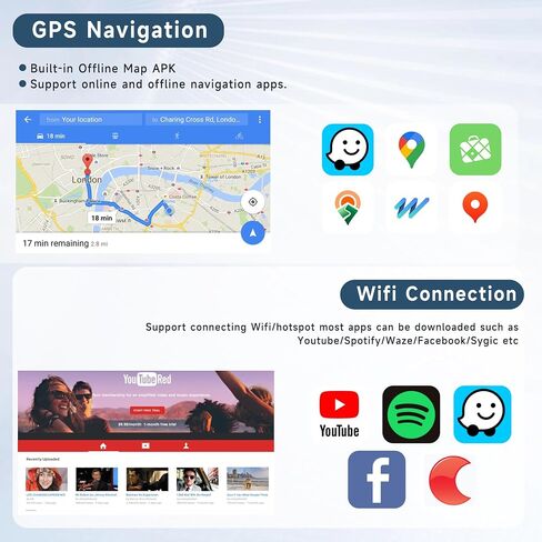 2G + 64G ستيريو سيارة أندرويد لمرسيدس بنز C الفئة W203 C200 C320 C350 CLK W209 S203 A209 2000-2005، 9 بوصة تعمل باللمس راديو السيارة وحدة الرأس GPS WiFi Bluetooth Mirror Link FM RDS الكاميرا الخلفية in Kuwait