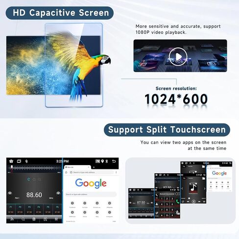 2G + 64G ستيريو سيارة أندرويد لمرسيدس بنز C الفئة W203 C200 C320 C350 CLK W209 S203 A209 2000-2005، 9 بوصة تعمل باللمس راديو السيارة وحدة الرأس GPS WiFi Bluetooth Mirror Link FM RDS الكاميرا الخلفية in Kuwait