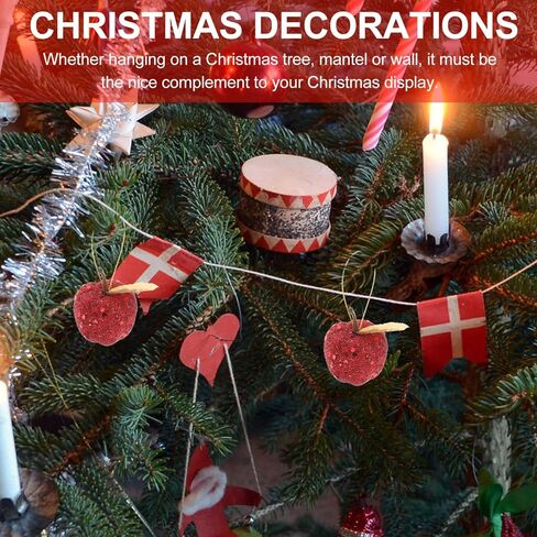 20 قطعة من Garneck قلادة تفاح عيد الميلاد para De Mujer ديكور داخلي لعيد الميلاد صناعي الفقرة زينة شجرة عيد الميلاد زينة بلاستيكية لامعة تفاح in Kuwait