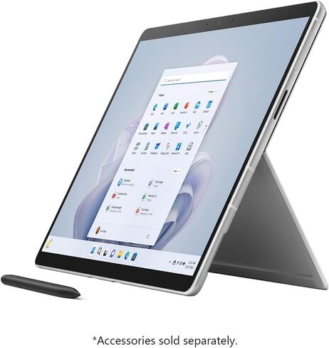 Microsoft Surface Pro 9 13" Touch Tablet, Intel i7, 16GB/256GB, Platinum Bundle with 2 YR CPS Enhanced Protection Pack in Kuwait