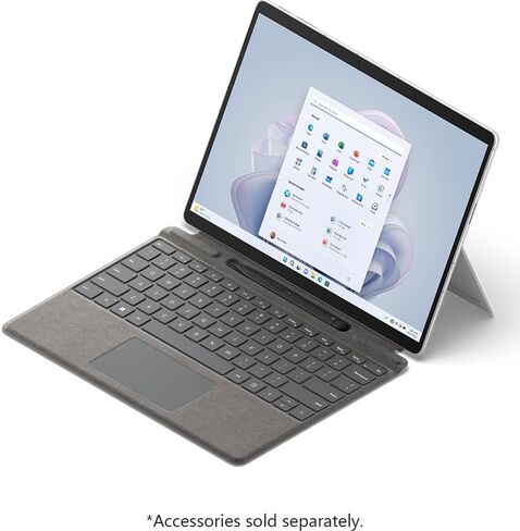 Microsoft Surface Pro 9 13" Touch Tablet, Intel i7, 16GB/256GB, Platinum Bundle with 2 YR CPS Enhanced Protection Pack in Kuwait