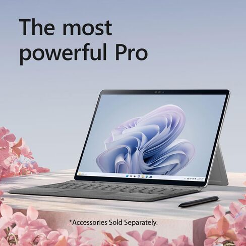 Microsoft Surface Pro 9 13" Touch Tablet, Intel i7, 16GB/256GB, Platinum Bundle with 2 YR CPS Enhanced Protection Pack in Kuwait