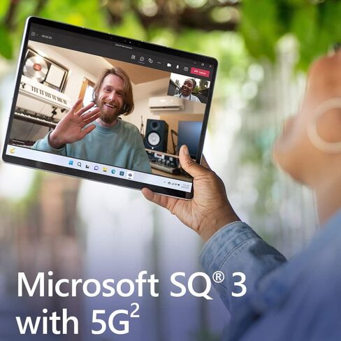 Microsoft Surface Pro 9 13" Touch Tablet, Intel i7, 16GB/256GB, Platinum Bundle with 2 YR CPS Enhanced Protection Pack in Kuwait