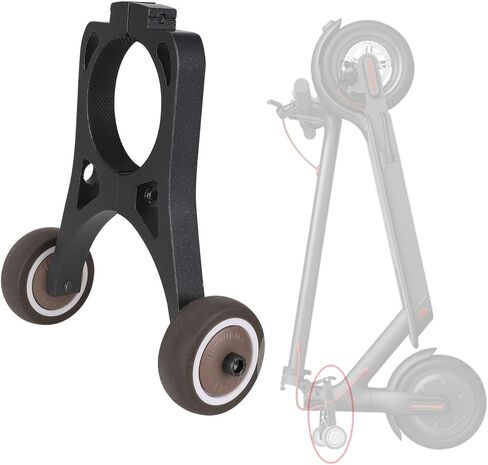 عجلات مساعدة لحمل السكوتر الكهربائي، تحويل السكوتر القابل للطي إلى عربة، متوافقة مع M365 Pro، Ninebot F30 F40، ملحقات السكوتر الموفرة للعمالة in Kuwait