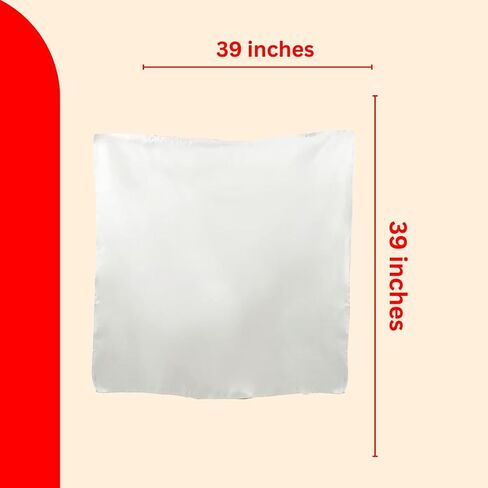 Emergency Fire Blankets for Home, Kitchen-Fiberglass Fireproof Blankets for Camping, Picnic, Fireplace, School, Grill, Car, Office, Warehouse- Heat Insulation (2 Pack, 39 in X 39 in), White in Saudi Arabia