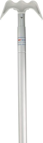 Seachoice Telescoping Paddle w/ Boat Hook, Anodized Aluminum, Floating,White in Saudi Arabia