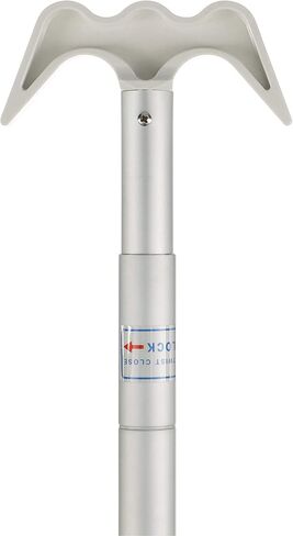 Seachoice Telescoping Paddle w/ Boat Hook, Anodized Aluminum, Floating,White in Saudi Arabia