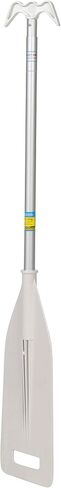 Seachoice Telescoping Paddle w/ Boat Hook, Anodized Aluminum, Floating,White in Saudi Arabia