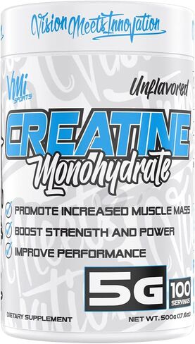 VMI Sports Creatine Monohydrate Powder Muscle Mass – Strength – Size – Power | 5 Grams per Serving (60 servings, Gummy Bear) in Saudi Arabia