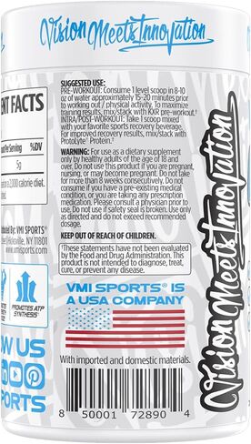VMI Sports Creatine Monohydrate Powder Muscle Mass – Strength – Size – Power | 5 Grams per Serving (60 servings, Gummy Bear) in Saudi Arabia