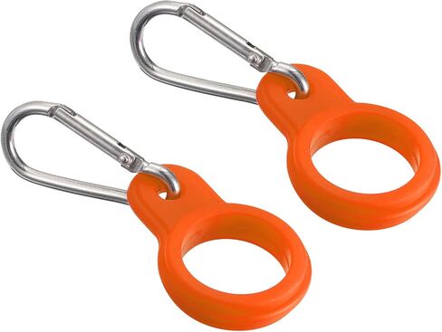 PATIKIL Silicone Water Bottle Clip with Buckle, Drink Holder Hook Keychain Clip Ring for Outdoor Activities Daily Use in Saudi Arabia