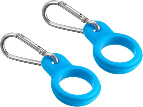 PATIKIL Silicone Water Bottle Clip with Buckle, Drink Holder Hook Keychain Clip Ring for Outdoor Activities Daily Use in Saudi Arabia
