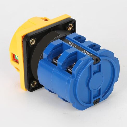 1Pcs Universal Changeover Selector Switch, Power Transfer Switch, 2 Positions 8 Terminals, LW26GS-20/04-2 Padlock 380V 20A Motor, Water Pump Generators, Rotary Cam Selector in Saudi Arabia